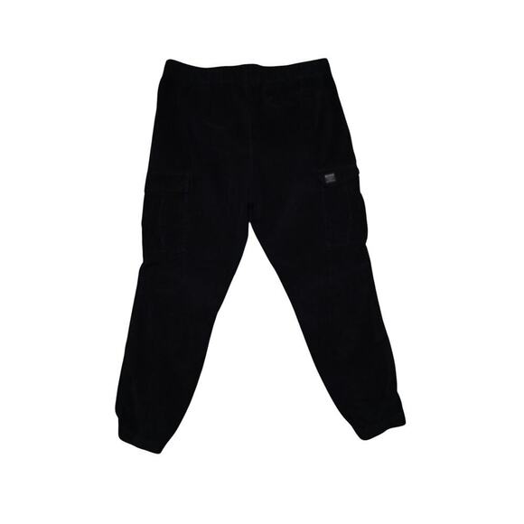 Aeropostale Black Corduroy Cargo Jogger Pants – Size M - Picture 9 of 11